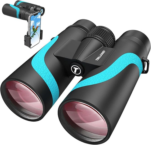 15x55 HD Binoculars for Adults – High Powered Large View, BAK4 Prism, by TINLLAANS