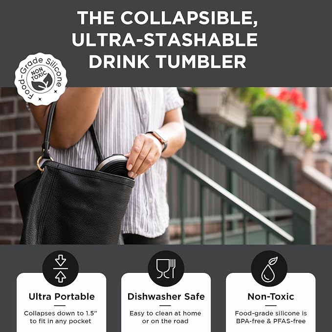 HYDAWAY 16oz Collapsible Tumbler - Image 3