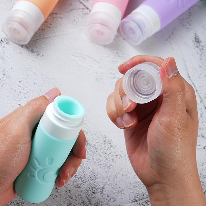 Travel Bottles for Toiletries, TSA Approved Travel Containers 3oz Leak Proof - Image 5
