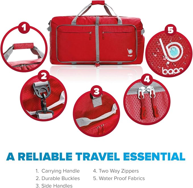 Bago Large Foldable Duffel Bags - Image 3
