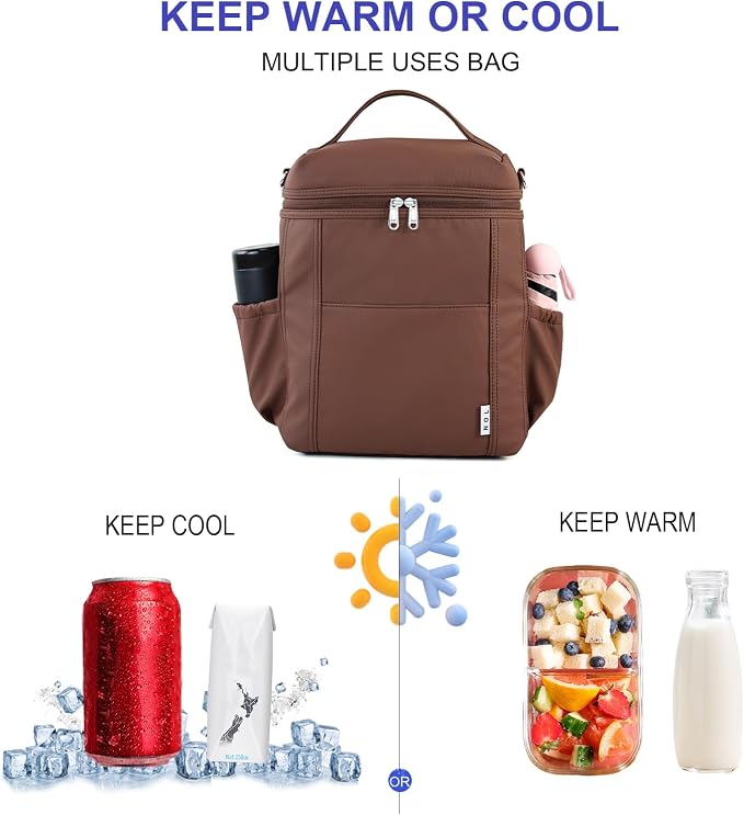NOL Natural Organic Lifestyle Insulated Lunch Bags - Image 2