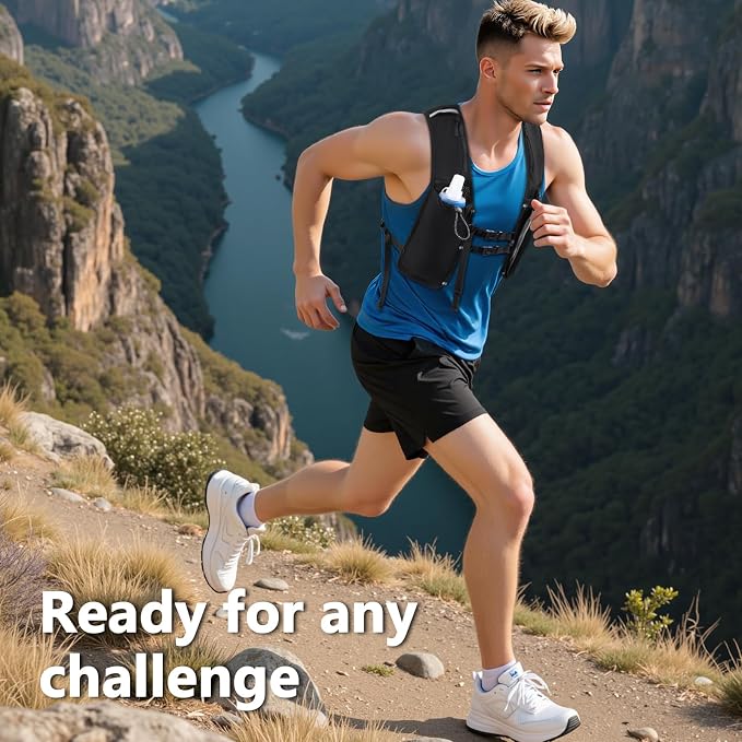 Running Hydration Vest for Women Men, Lightweight Breathable Hydration Pack - Image 7