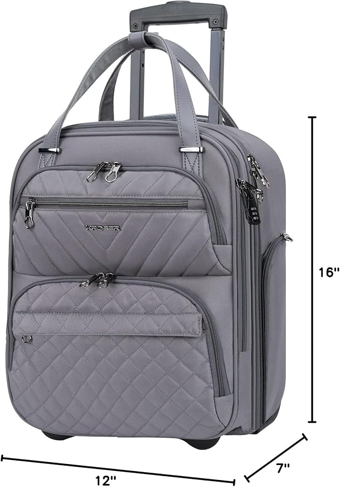 KROSER Carry On Underseat Multi-functional, 16-inch Underseater Lightweight - Image 7