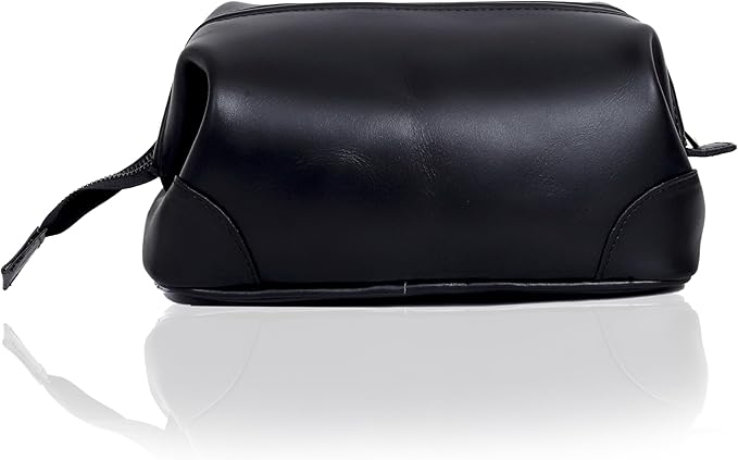 HLC Leather Toiletry Bag for Men Best Gift Premium Genuine Leather Dopp Kit - Image 7