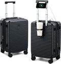 Hard Shell Suitcases Airline Approved 20 Inch Carry on Luggage by HanTrip
