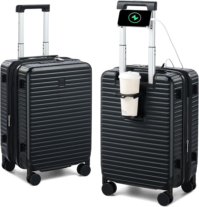 Hard Shell Suitcases Airline Approved 20 Inch Carry on Luggage by HanTrip