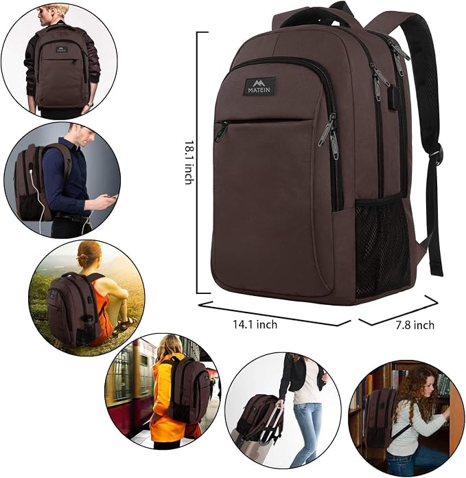 MATEIN 15-inch Laptop Backpack, School Backpack - Image 7