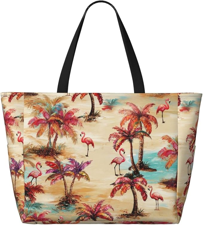 Beach Bag for Women Beach Tote Bag Waterproof Sandproof Large Bags - Image 2