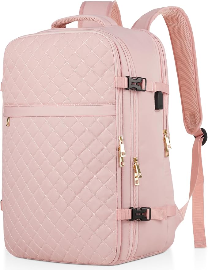 MOMUVO Large Travel Backpack Women, Flight Approved Carry On Backpack, Water by MOMUVOOFFICIAL