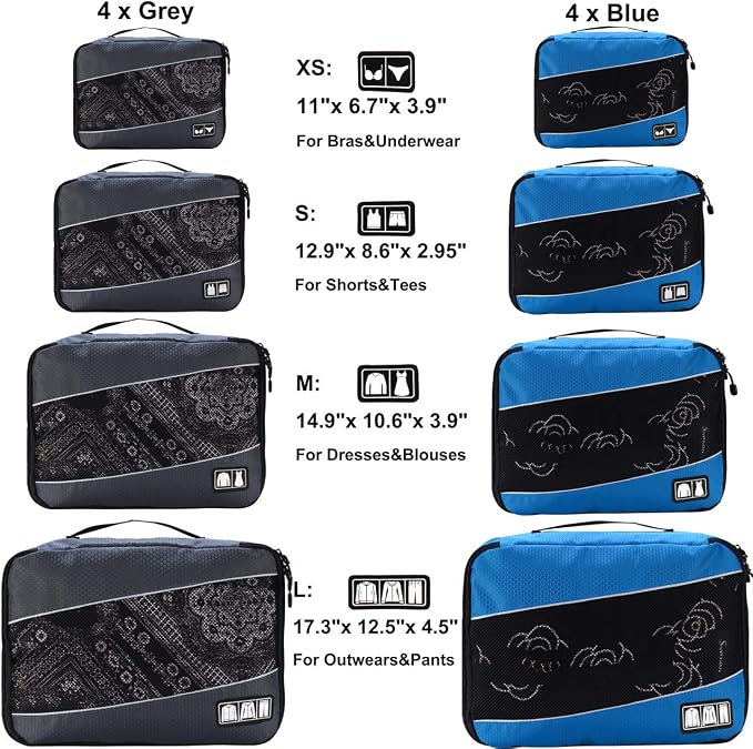 Packing Cubes Luggage Bags Organizer Durable Travel Accessories - Image 2