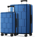 SHOWKOO Luggage Sets 2 Piece 20/28 Inch Hardside Expandable Lightweight PC by SHOWKOO
