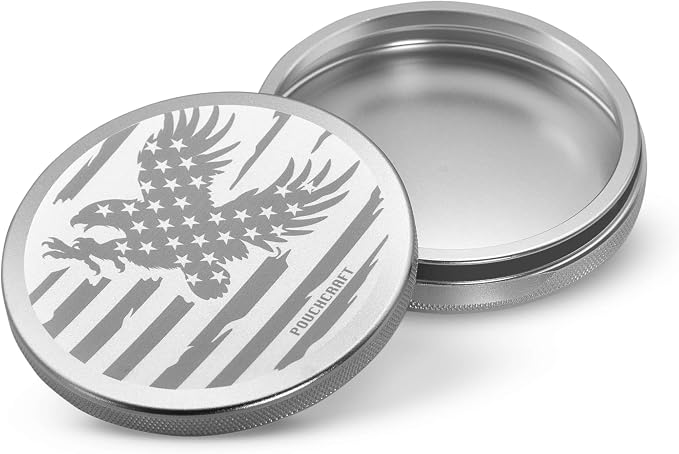Metal Pouch Can | Metal Container | Slim EDC Pocket Tin | Airtight & - Image 4