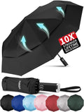 Seniny Windproof Travel Umbrella, Double Vented Canopy Large Umbrellas by Seniny