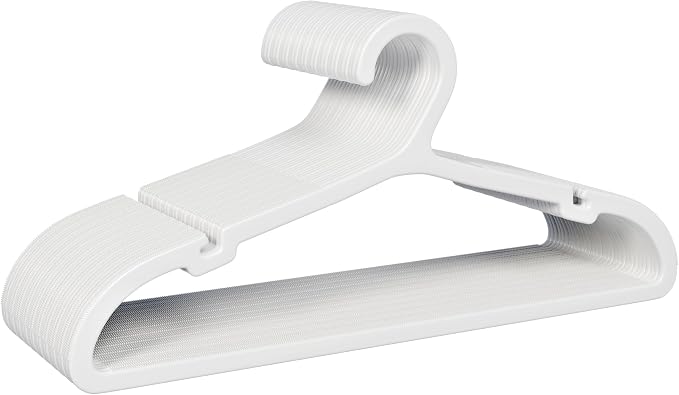 30 Pack Clothes Hangers, Non Slip Plastic Coat Hangers, Space Saving Hangers by Liveinacomfortablehome