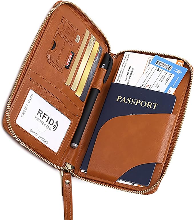 Rowgins Rfid Blocking Passport Holder Wallet, Rowgins Rfid Passport Holder - Image 2
