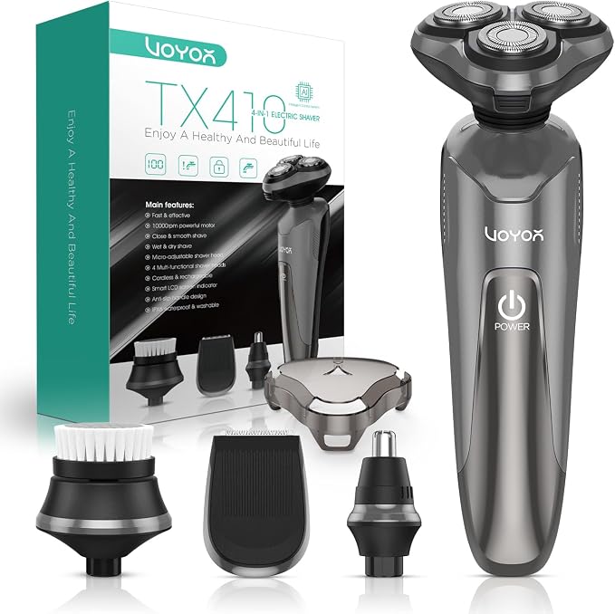 VOYOR Electric Razor for Men Cordless Shavers for Shaving by VOYOR