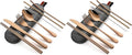 DEVICO Portable Utensils, Travel Camping Cutlery Set, 8-Piece including Knife by DEVICO