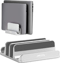 JARLINK 4-in-1 Adjustable Vertical Laptop Stand Holder, Aluminum Dual Slots by JARLINK