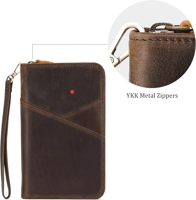 Polare Full Grain Leather Passport Holder - Image 4