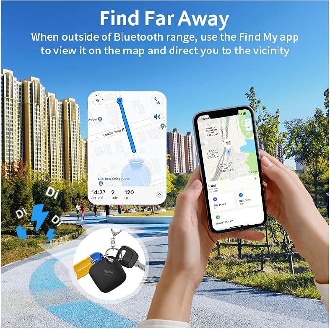 Air Tracker Tags 4 Pack Bluetooth Luggage Tracker Tags Works - Image 4