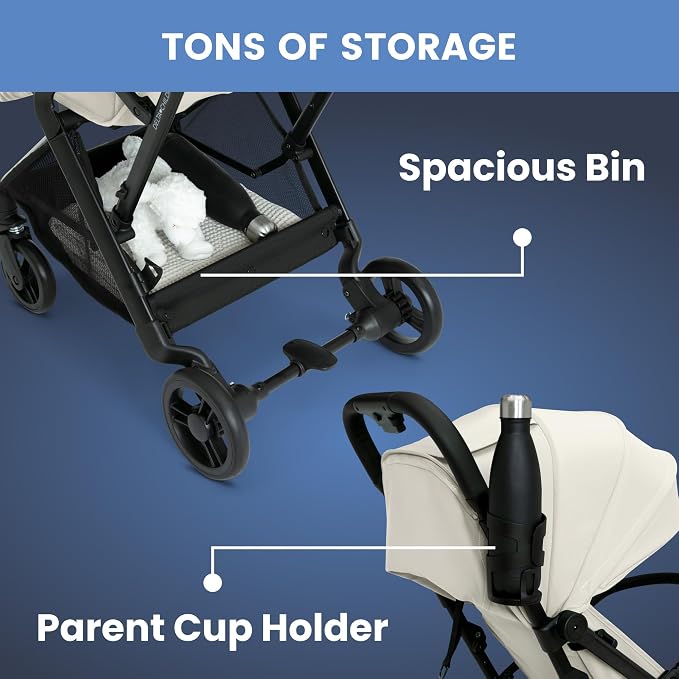 Delta Children Icon Ultra Compact Lightweight Everyday & Travel Stroller - Image 7