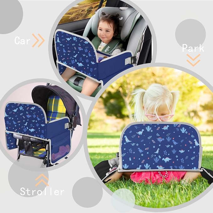 MENZOKE Kids Travel Tray, Car Seat Tray - Image 7