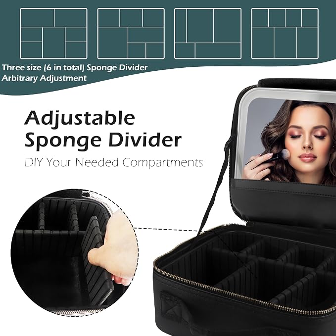 MOMIRA Travel Makeup Bag Cosmetic Bag - Image 6