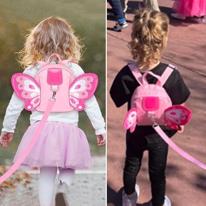 Accmor Toddler Harness Backpack Leash, Cute Butterfly Kid Backpacks - Image 6