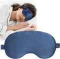 100% Mulberry Silk Sleep Mask, Ultra-Soft Light Blocking Eye Cover by Lynzaa