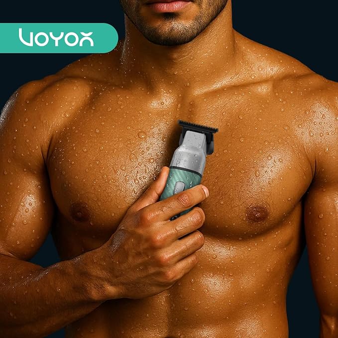 VOYOR Body Hair Trimmer for Men, Electric Razor, Versatile Groin & Body Trimmer - Image 7