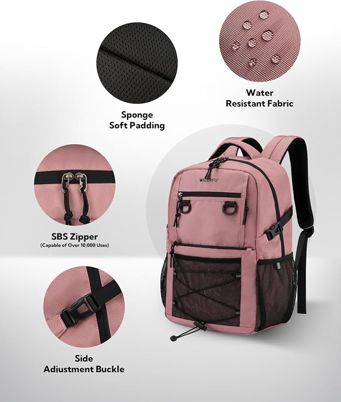 WATERFLY Travel Hiking Casual Backpack: 22L Lightweight Everyday Outdoor City - Image 5