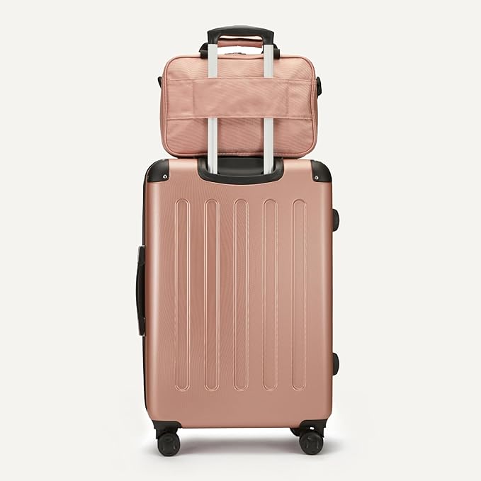 Amazon Basics 4-Piece Luggage Set, Including Two Hardside Suitcases - Image 6