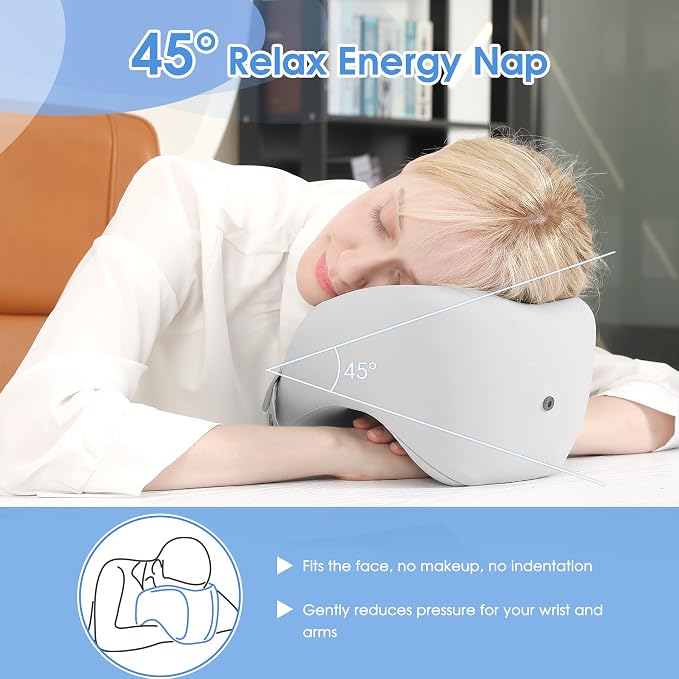 2 in 1 Neck Pillow Airplane, Ergonomic Memory Foam Travel Neck Pillow, Travel - Image 3