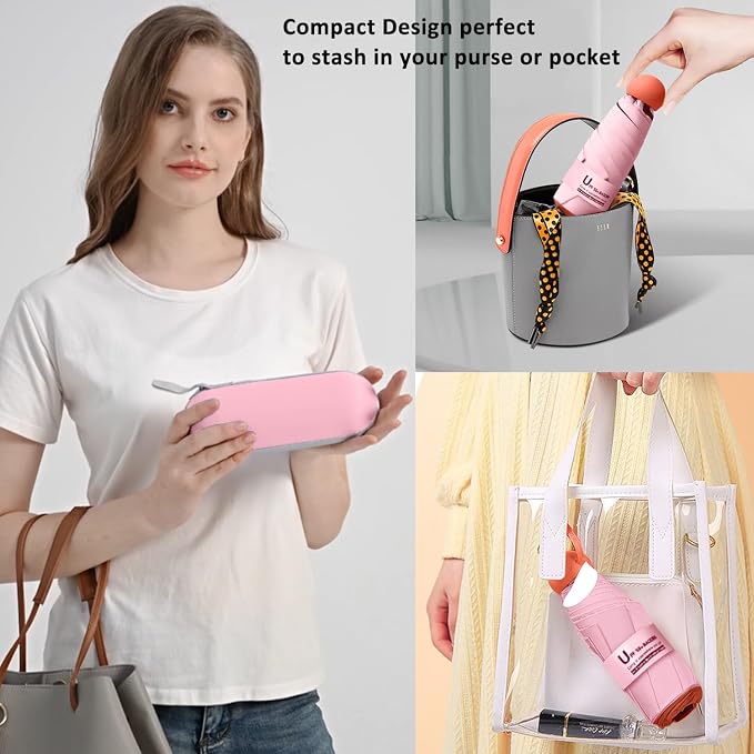 BAODINI Travel Mini Umbrella for Purse - Image 4