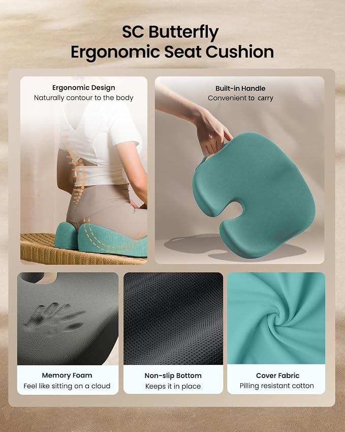 ProtoArc Seat Cushion, Office Chair Cushion - Image 6