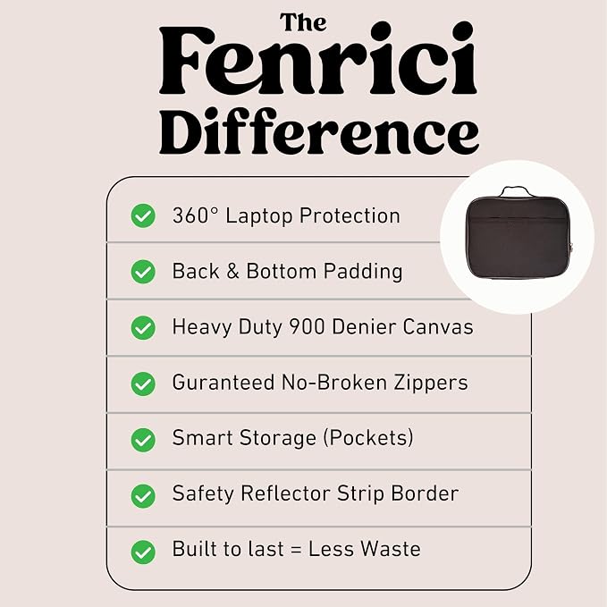 Fenrici Black Lunch Box for Boys, Women Insulated Lunch Bag, Soft Sided - Image 7