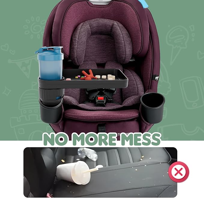 2 Pack Upgraded Car Seat Tray for Kids Car Seat Tray - Image 6