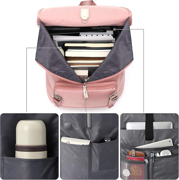 Women Backpack Schoolbag for Teen Girls, College Student Bookbag for 17 Inch - Image 4