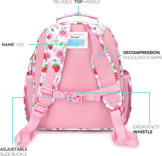 mibasies Girls Backpack 5-8: Lightweight Kids Backpacks - Image 4
