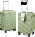Hard Shell 20 Inch Carry on Luggage Expandable Travel Luggage, TSA Approved by HanTrip