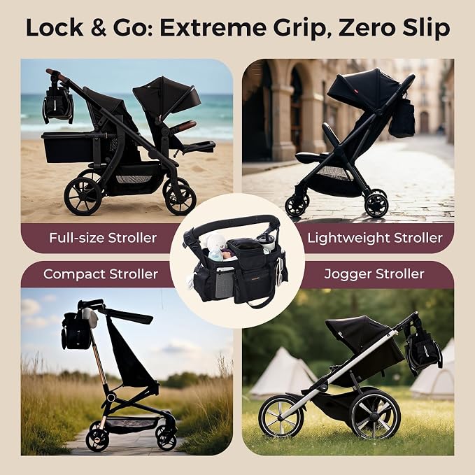 Momcozy Extra Large Stroller Organizer Max | - Image 7