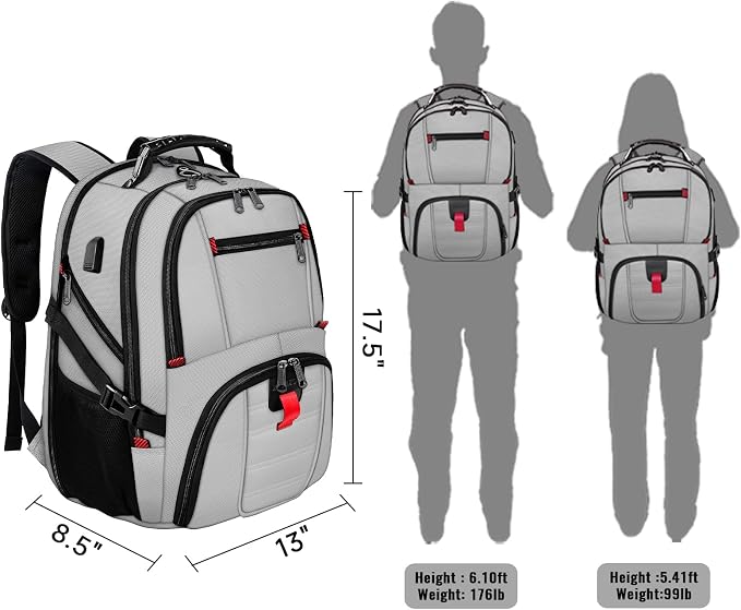 YOREPEK Travel Backpack, Extra Large 50L Laptop Backpacks - Image 7