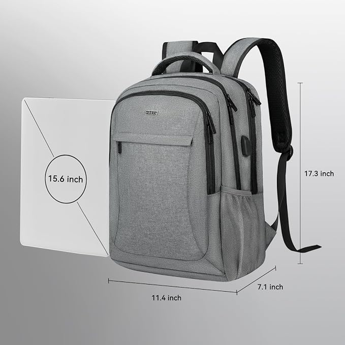 Voova Travel Laptop Backpack, Business Work Laptop Backpack - Image 6