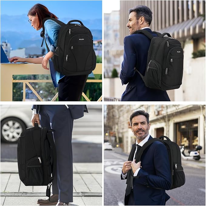 MILADA Travel Backpack For Men Laptop Backpack Women Business Carry On Backpack - Image 11