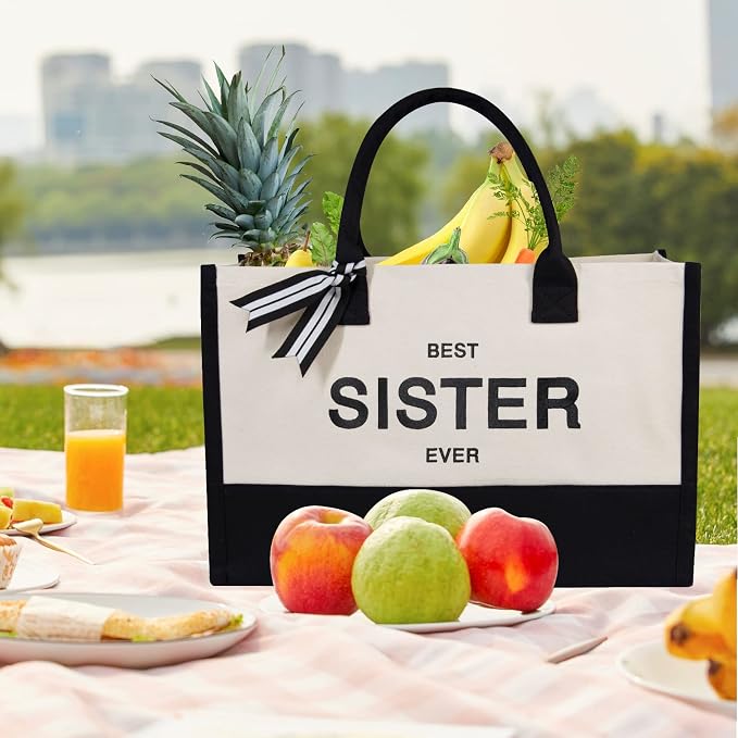 TOPDesign Embroidery Canvas Tote Bag - Image 4
