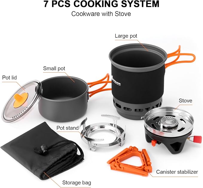 Odoland Heat Exchange Camping Pot - Image 2