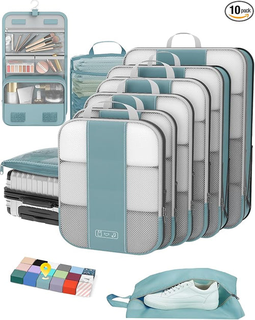 10 Set Compression Packing Cubes by OlarHike