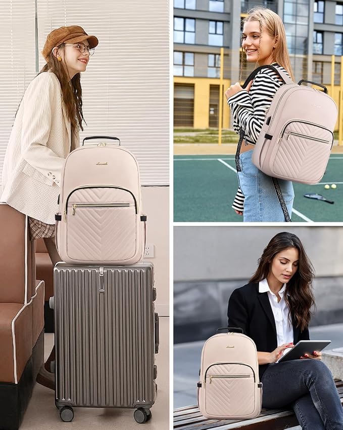 LOVEVOOK Laptop Backpack for Women, Travel Computer Work Bags - Image 6