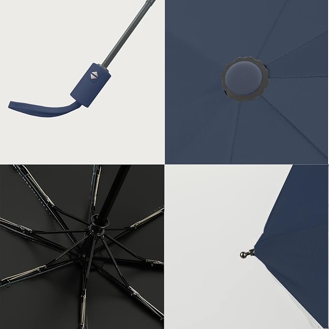 BAODINI Small UV Protection Travel Umbrella Compact - Image 4