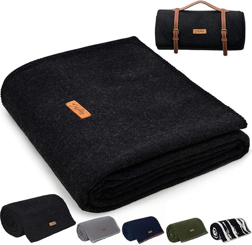 100% Wool Blanket, Military Wool Blanket, Sporting Events, Survival Kits by EmbraceCozyWarmthandUltimateComfort